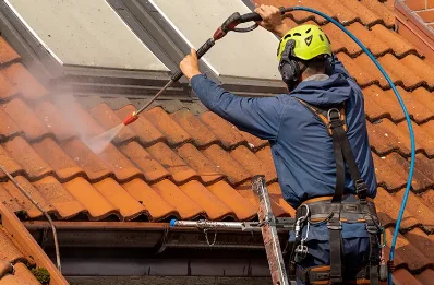 Démoussage et hydrofuge de toiture à Destry